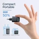 Зарядний пристрій JOYROOM Mini dual port smart fast charge L-2A121 | 2USB, 2.4A | black - зображення 3