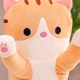 Кот батон игрушка Бежевый 47 см, детская подушка обнимашка кот багет (1009573-Beige) - изображение 3