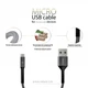 Дата кабель USB 2.0 AM to Micro 5P 0.2m Intaleo (1283126495632) - зображення 3