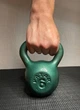 Гиря чугунная 6 кг металлическая, Зеленая СерГЗел-6 - изображение 3