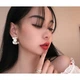 Сережки з перлиною, золото, 1 шт - зображення 1