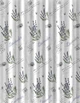 Шторка - занавеска для ванной TRENTO Lavender 180x180 см белая (Tr47568) - изображение 1