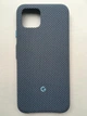 Противоударный чехол Soft Knit Fabric Case GA01283 для Google Pixel 4 Blue Ish - изображение 7