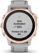 Спортивний годинник Garmin Fenix 6S Sapphire Rose Gold-tone with Powder Gray Band (010-02159-21) - зображення 3