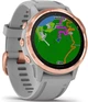 Спортивний годинник Garmin Fenix 6S Sapphire Rose Gold-tone with Powder Gray Band (010-02159-21) - зображення 5