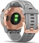 Спортивний годинник Garmin Fenix 6S Sapphire Rose Gold-tone with Powder Gray Band (010-02159-21) - зображення 6