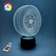 3D нічник "Колесо" 3DTOYSLAMP - зображення 1
