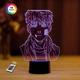 3D нічник "Про Сану 2" (ЗБІЛЬШЕНЕ ЗОБРАЖЕННЯ) подарункова упаковка + 16 кольорів + пульт ДК + мережевий адаптер + батарейки (3ААА) 3DTOYSLAMP - зображення 1