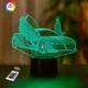 3D нічник "Автомобіль 42" (ЗБІЛЬШЕНИЙ ЗОБРАЖЕННЯ) подарункова упаковка + 16 кольорів + пульт ДК + мережевий адаптер + батарейки (3ААА) 3DTOYSLAMP - зображення 1