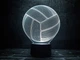 Сменная пластина для 3D светильников "Волейбольный мяч" 3DTOYSLAMP (НЕ НОЧНИК) - изображение 1