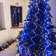 Светодиодная гирлянда Конский хвост-пучок Magnetic 3 метра 300Led, свет ламп-Синий, от сети 220В, для дома и улицы - изображение 4