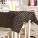 Скатерть в горошек Sevilla Choco (TT131203) 100x140 см - изображение 1