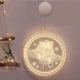 Світильник Decoration 3D LED панель — нічник новорічний "Дзвіночки" на підвісці - зображення 2