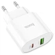 Мережевий зарядний пристрій Hoco C95A Lineal PD20W + QC3.0 - White - зображення 2