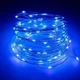 Длинная LED гирлянда | Длина 3 метра | Голубая | На батарейках (2хАА) + USB - изображение 1