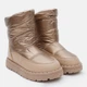 Женские дутики с мехом Loretta K763-2 36 (22.5 см) Золотистые (ROZ6400172047) - изображение 2