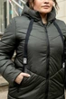 Жіноча зимова куртка з капюшоном MODA 000113 4XL (56) Хакі (М-000113/2 E) - зображення 3