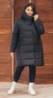 Женское пальто зимнее с капюшоном MODA 200071 50 Черный ( М-200071/1 B ) - изображение 4