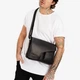 Сумка мужская кожаная мессенджер средняя Hill Burry Messenger 3062/10021HB Черный - изображение 2