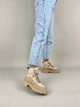 Женские демисезонные ботинки ShoesBand Латте натуральные кожаные и нубук на среднюю стопу внутри байка 37 (24 см) (S66101д) - изображение 1