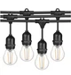 Уличная гирлянда lemanso IP65 на 20 Е27 LED ламп, длина 10 м LMA503 - изображение 1