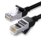 Патч-корд UGREEN NW101 RJ-45 Cat6 U/UTP 1000Mbps 1m Black (50184) - изображение 1