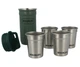 Набор Stanley Adventure Nesting Shot Glass: фляга и 4 рюмки - изображение 2