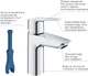 Смеситель для раковины GROHE QuickFix Start 23551002 - изображение 3