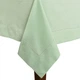 Красивая однотонная скатерть из хлопка мятного цвета New Chambray 140х240 см - изображение 4