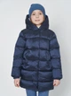 Детское зимнее пальто для девочки Minoti 12COAT 1 37618KID 80-86 см Темно-синее (5059030966980) - изображение 1
