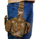 Кобура универсальная на платформе набедренная с подсумками Clefers tactical L17, Правосторонняя Мультикам (5002206) - изображение 3