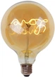 Світлодіодна лампа Brille LED E27 4 W WW LOVE COG amber (33-664) - зображення 1