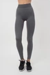 Безшовні легінси жіночі з мікрофібри Giulia LEGGINGS 02 S/M Grey-poppy seed - изображение 1