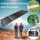 Портативная солнечная панель Bresser Mobile Solar Charger 120 Watt USB DC (930152) - изображение 5