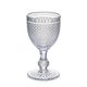 Набір келихів для вина із кольорового скла Glassware 6 шт 300 мл Блакитний (Сітка) 5280С - зображення 2