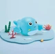 Водоплавна заводна іграшка для ванної Bath Toys Кит , Блакитний - зображення 1