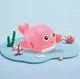 Водоплавна заводна іграшка для ванної Bath Toys Кит ,Рожевий - изображение 1