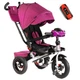 Дитячий триколісний велосипед колясочного типу Best Trike 6088 F-844-02 з батьківською ручкою та поворотним сидінням, надувними колесами Бузковий - зображення 1