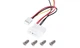 Вентилятор DeepCool XFAN 120, 120х120х25мм, 3-pin+Molex, черный - изображение 2