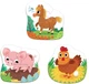 Пазл 3 в 1 DoDo День на ферме (4823115906502) - изображение 2