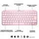 Клавіатура Logitech MX Keys Mini Wireless Illuminated UA Rose (920-010500) - изображение 6