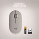 Мышка Logitech M350 Wireless Sand (910-006751) - изображение 8