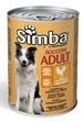 Вологий корм для собак SIMBA (Сімба) DOG WET курка з індичкою Вага: 0.415 кг. - зображення 1