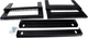 Кронштейн настенный CMS 19" 12U 280 - 480 мм Черный (CMS-WB12U-480V-BK) - изображение 2