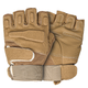 Перчатки тактические короткие Han-Wild HW72 мужские беспалые Sand Khaki XL TR_9876-42471 - изображение 1