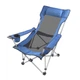 Раскладное кресло шезлонг Lesko SW233 Blue для отдыха пикника дачи портативное TR_7594-25746 - изображение 2