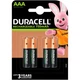 Аккумулятор DURACELL RECHARGE DC2400 AAA/HR03 750mAh (4шт) - изображение 1