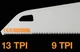 Piła ręczna Fiskars PowerTooth 380 mm 9 TPI (1062930) - obraz 4