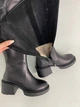 Жіночі зимові чоботи ShoesBand Чорні натуральні шкіряні всередині напіввовна 38 (24,5 см) (Ѕ89561е) - зображення 10