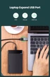 Адаптер Ugreen US270 USB Type-C 3.1 to USB 3.0 Adapter Cable with Lanyard Space Gray (50283) - изображение 5